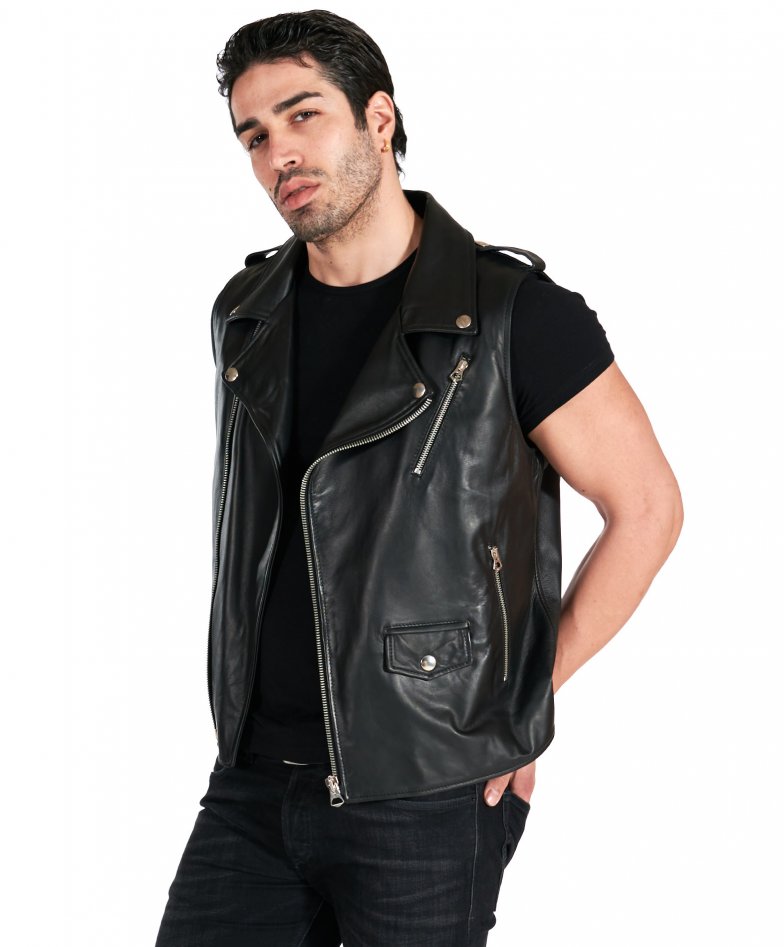 Buy Men Black Check Stand Collar Sleeveless Jackets Online in India - Monte  Carlo