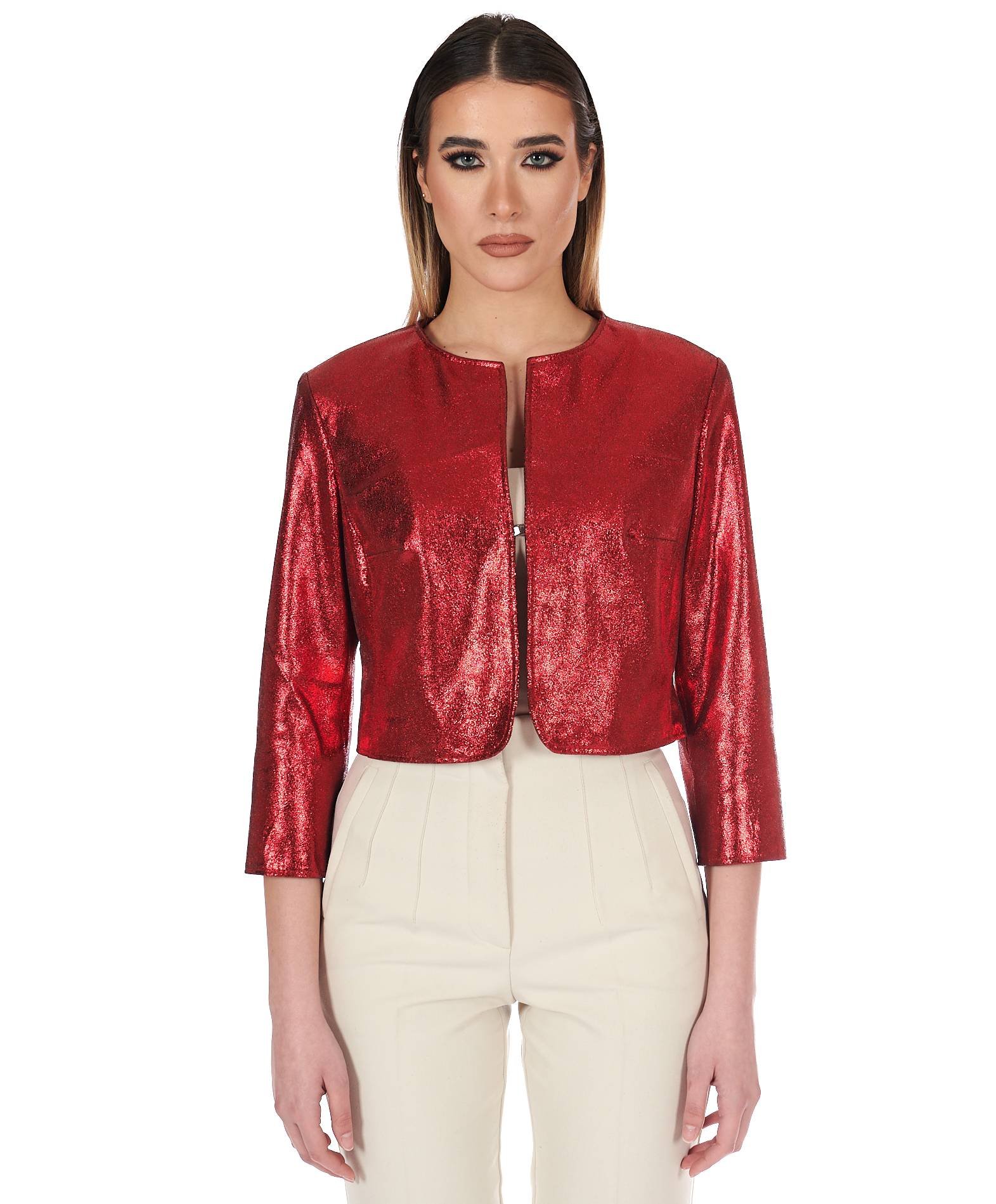 Bolero jacket deals leather