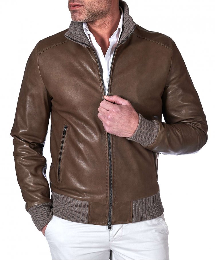 Taupe Vintage leather...