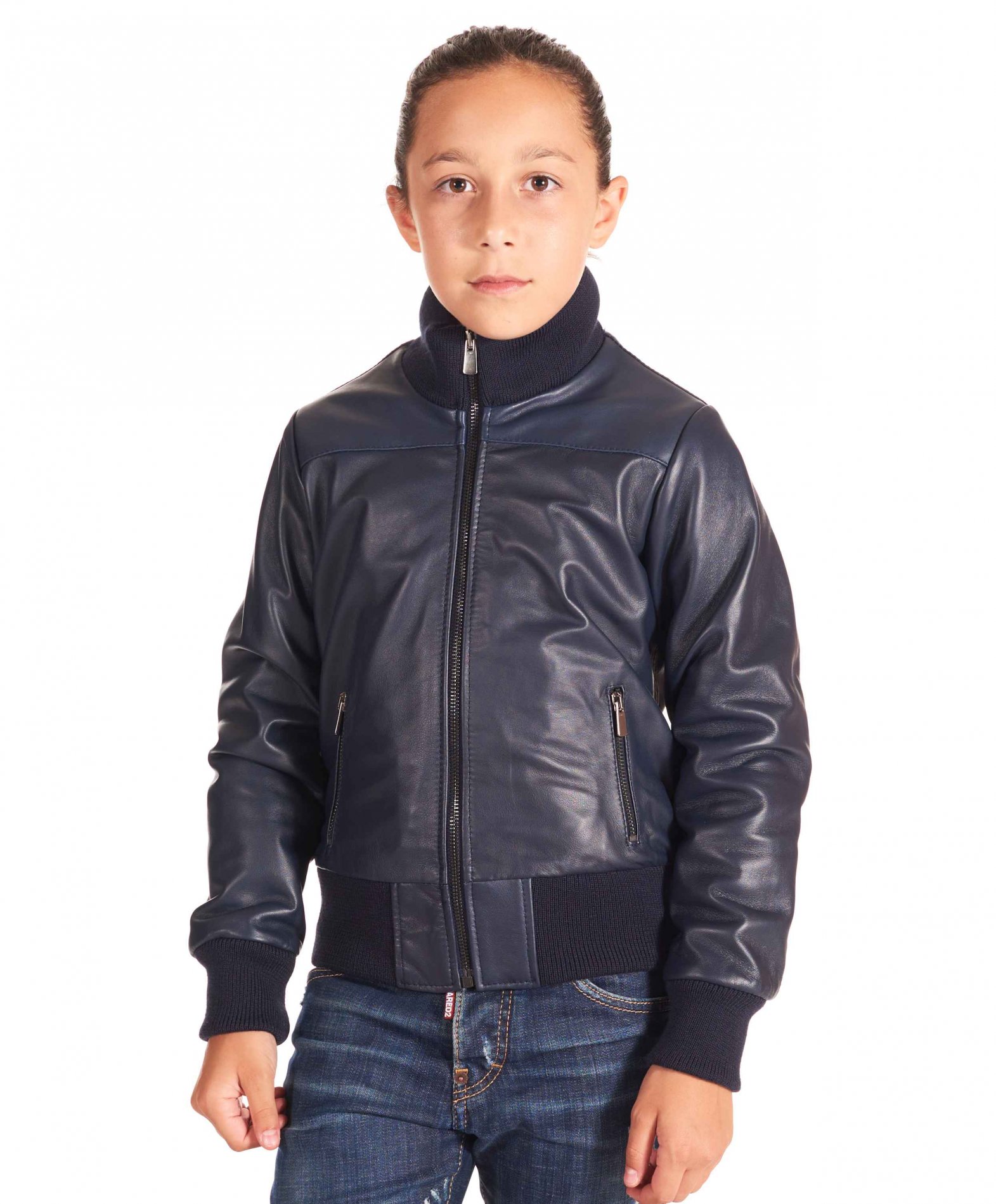 Buy QJH Baby Boys Bomber Faux Leather Jacket Soft Fleece Lining Kids Coat  Online at desertcartINDIA