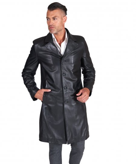 Men's Genuine Italian Leather Coats | D'Arienzo