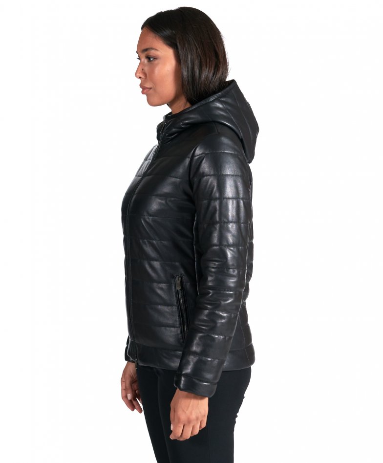 Alania Ladies Leather Down Jacket, 2.859,00 €