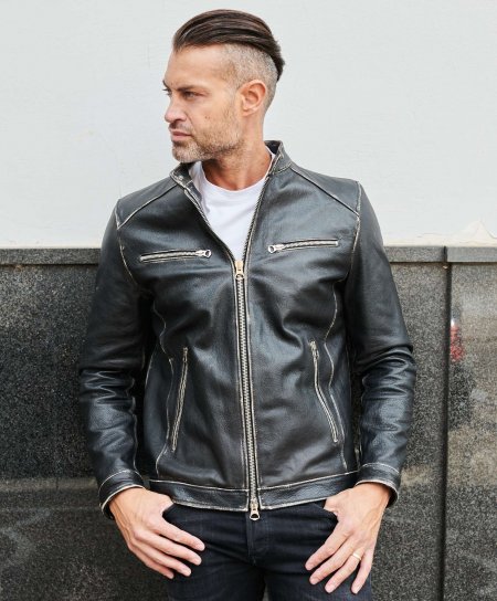 Men's Italian Leather Jackets Fall Winter | D'Arienzo