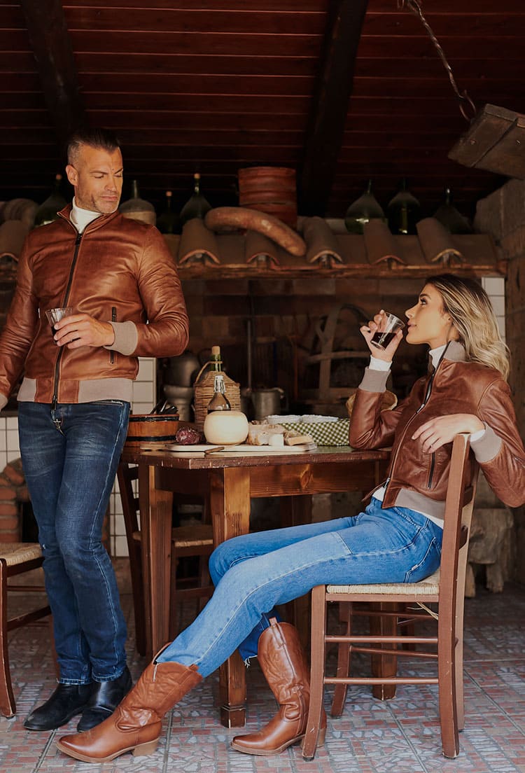 Italian Genuine Leather Jackets For Men Women Handmade In Italy D Arienzo