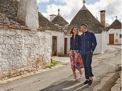 Walking among the trulli